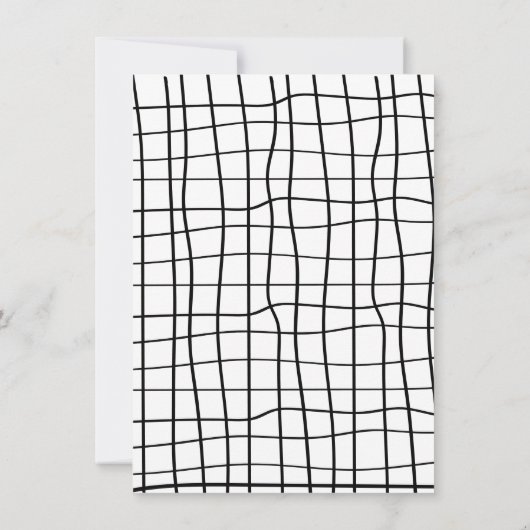 Hand getrokken Pizza Toss Verlovingsfeest Kaart (Achterkant)