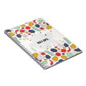 Hand-getrokken Schattige Recept Notitieboek (Rechterzijde)