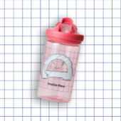 Hand getrokken schoolbenodigdheden Protractor Waterfles