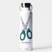 Hand getrokken schoolbenodigdheden schaar waterfles (Voorkant)