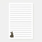Hand getrokken Scottie Dog Post-it® notes (Voorkant)