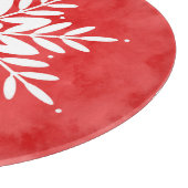 Hand getrokken sneeuwvlok, Abstracte Waterverf Snijplank (Hoek)