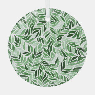 Hand-getrokken Waterverf Abstract Naadloos Patroon Glas Ornament