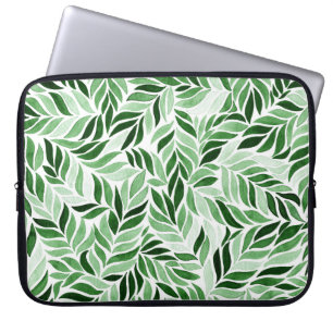 Hand-getrokken Waterverf Abstract Naadloos Patroon Laptop Sleeve