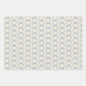 Hand getrokken Waterverf Blue Bows Wrapping Paper (Voorkant 2)