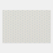 Hand getrokken Waterverf Blue Bows Wrapping Paper (Voorkant 3)