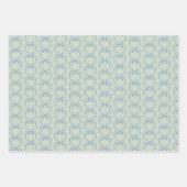 Hand getrokken Waterverf Blue Bows Wrapping Paper (Voorkant 2)