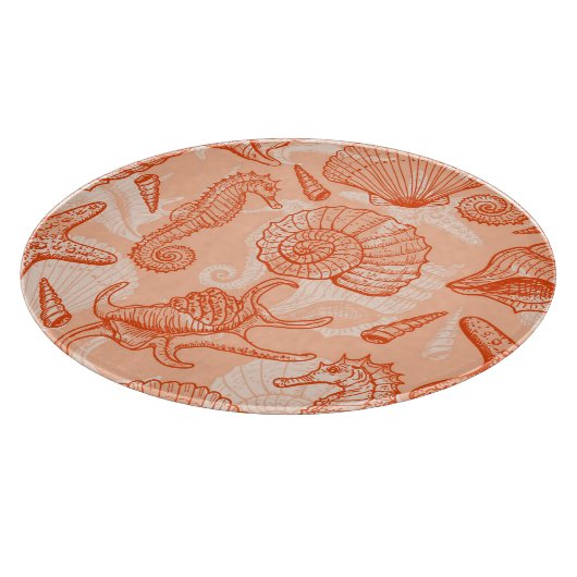 Hand getrokken Zee: Snijplank (Hoek)