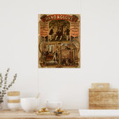 Hand & Glove DRAMA Act VAUDEVILLE Poster (Keuken)