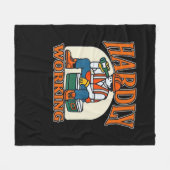 Hand Hart Skelet Bone Spooky Meisjes Vrouwen Tiene Fleece Deken (Voorkant (Horizontaal))