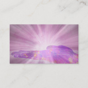 *~* Hand Healing Radiating Love and Light Energy Visitekaartje