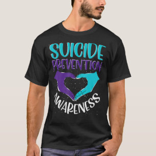 Hand Heart Suicide Prevention Awareness You matter T-shirt