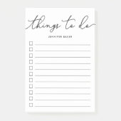 Hand heeft dingen laten doen post-it® notes (Voorkant)