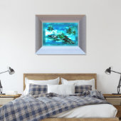 Hand Held Hope Wrapped Canvas Afdruk (Insitu (Slaapkamer))