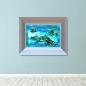 Hand Held Hope Wrapped Canvas Afdruk (Insitu (Houten vloer))