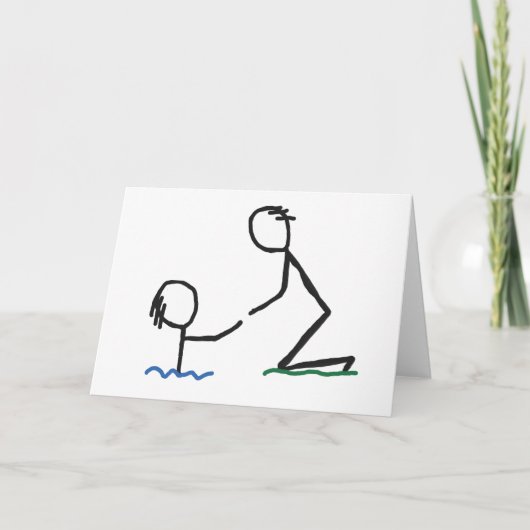 Hand helpen kaart (Voorkant)