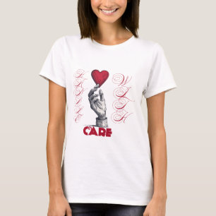 Hand Holding Heart - Liefde, zorg en mededogen T-s T-shirt