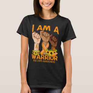 Hand Ik ben een Warrior RSD Crops Awareness Zonneb T-shirt