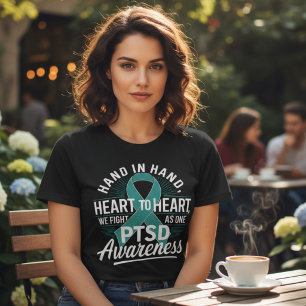 Hand in Hand PTSD-bewustzijn Tri-Blend Shirt