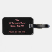 Hand in hand We zien het Bagagelabel van de wereld (Achterkant horizontaal)