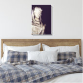 hand in hart canvas afdruk (Insitu (Slaapkamer))