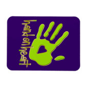 hand in hart magneet (Horizontaal)