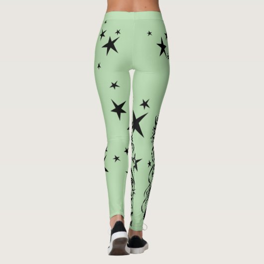 Hand Inked Designer Leggings (Achterkant)