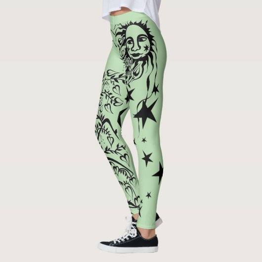 Hand Inked Designer Leggings (Links)