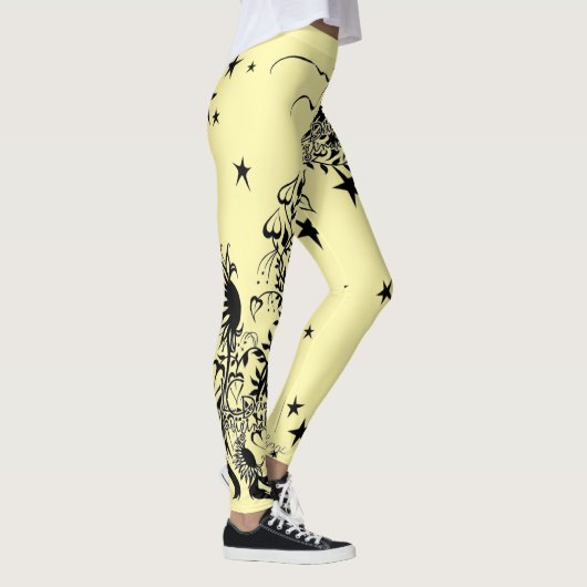 Hand Inked Designer Leggings (Rechts)