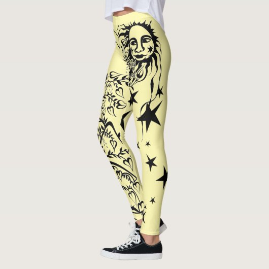 Hand Inked Designer Leggings (Links)