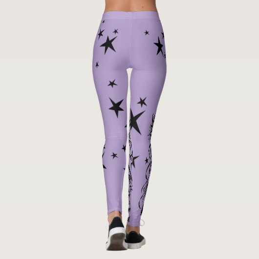 Hand Inked Designer Leggings (Achterkant)