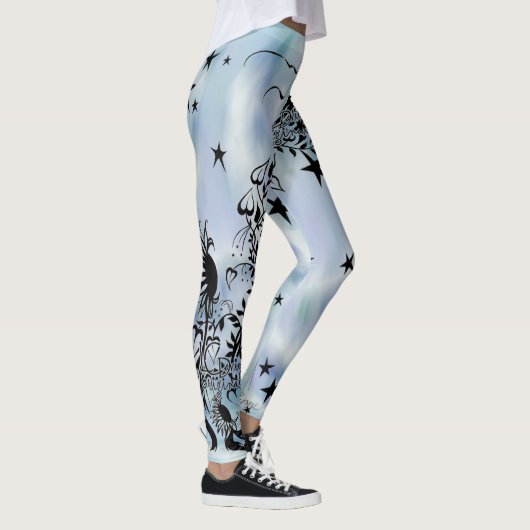 Hand Inked Designer Leggings (Rechts)