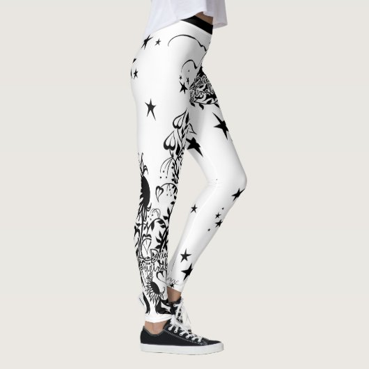 Hand Inked Designer Leggings (Rechts)