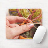 Hand Knitting Muismat (Met muis)