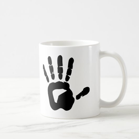 Hand Koffiemok (Rechts)