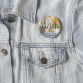 Hand Lettered Afstuderen | Afstuderen Foto Button (In situ)