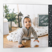 Hand Lettered Glory | Multifoto Drieluik Wenskaart (Binnenzijde eerst)