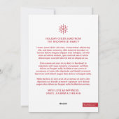 Hand Lettered Joy Feestdagenkaart (Achterkant)