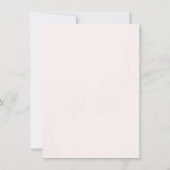 Hand Lettered Love Navy Hot Air Balloon Wedding Kaart (Achterkant)