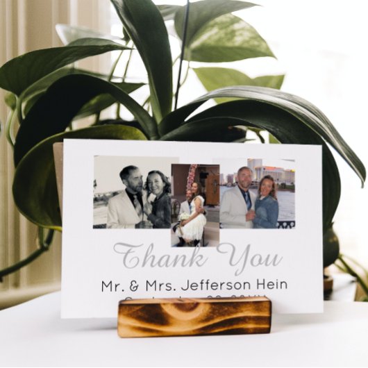 Hand Lettering Foto Collage Weddenschap Hartelijk  Briefkaart