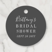 Hand Lettering Ms. aan Mrs. Vrijgezellenfeest Bedankjes Labels (Achterkant)