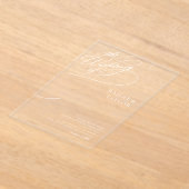 Hand lettering wedding acryl uitnodigingen (Laagn)