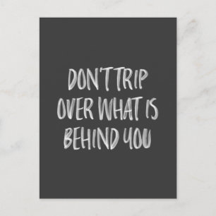 Hand Lettert Motivatie Citaat Zwart Wit Briefkaart