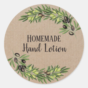 Hand Lotion cosmetische huidverzorging product lab Ronde Sticker