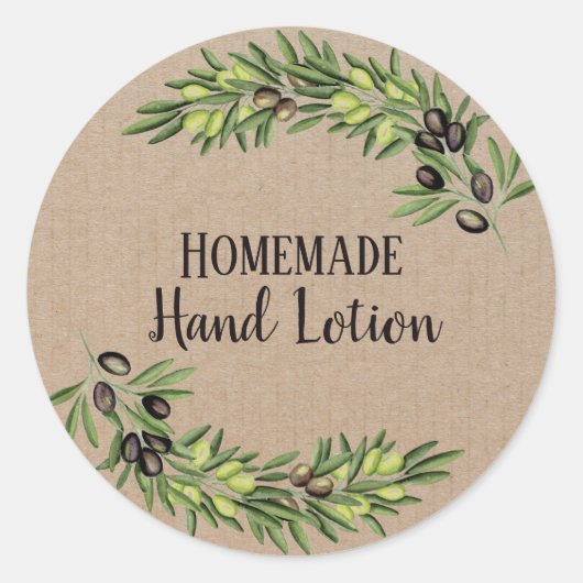 Hand Lotion cosmetische huidverzorging product lab Ronde Sticker (Voorkant)