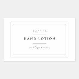 Hand Lotion Label Stickers