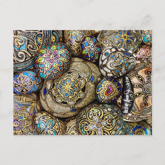 Hand Made Rocks! Briefkaart (Voorkant)