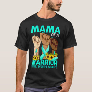Hand Mama van een Warrior Fragile X Syndrome Aware T-shirt
