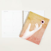 Hand met oog planner (Display)