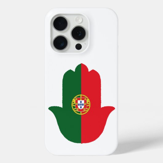 HAND met Portugal Vlag Case-Mate iPhone Case (Achterkant)